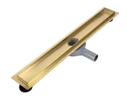 Трап для душу Rea Neox 90 Pro brushed gold 2в1 REA-G2704 - мініатюра 4