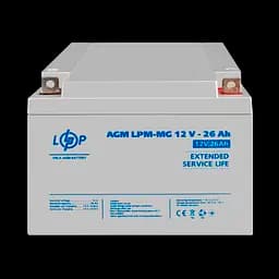 Акумулятор мультигелевий LPM-MG 12V - 26 Ah - мініатюра 2