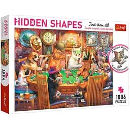 Пазл Trefl Hidden Shapes Нічні ігри 1086 ел. (10749)