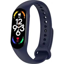 Силіконовий ремінець BeCover для Xiaomi Mi Smart Band 7 Deep Blue (707479)