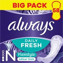 Щоденні прокладки Always Daily Fresh Normal Flexistyle 58 шт.
