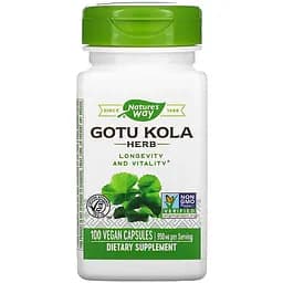 Готу Кола Nature's Way Gotu Kola 950 мг 100 вегетарианских капсул (NWY14000)
