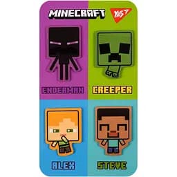 Закладки-стікери Yes Minecraft пластик 80 шт. (4х20) (170418) - мініатюра 5