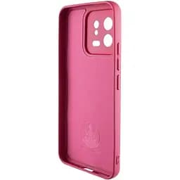 Чохол TPU GETMAN Liquid Silk Full Camera для Xiaomi 13 Бордовий / Marsala - мініатюра 5