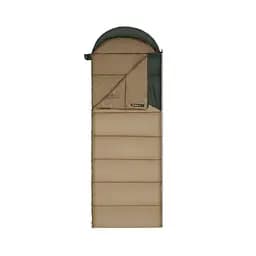 Спальний мішок з капюшоном Naturehike Sunny Day PL02 U250 CNK2550WS028 (8.5 °C) правий Коричнево-зелений