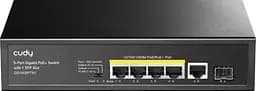 Комутатор Cudy GS1005PTS1, 5 порт  Gigabit PoE+ Switch with 1 SFP Port 120W (GS1005PTS1) - мініатюра 6