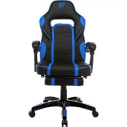 Геймерское кресло GT Racer черное с синим (X-2749-1 Black/Blue)