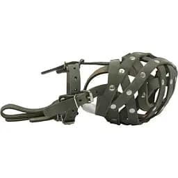 Намордник Collar твердый №4, 38 см, боксер большой, серый