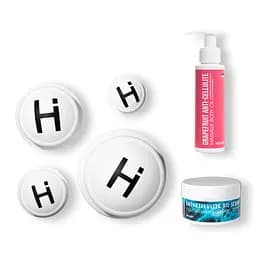 Антицеллюлитный массажный набор + Охлаждающий скраб для тела Hillary