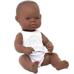 Лялька-пупс анатомічна Miniland, дівчинка-африканка, 32 см