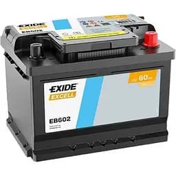 Автомобільний акумулятор Exide Excell 6СТ-60Ah АзЕ 540A EN EB602 (3661024034630)