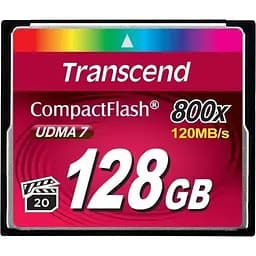 Карта пам'яті Transcend CompactFlash 128GB Premium 800x (TS128GCF800)
