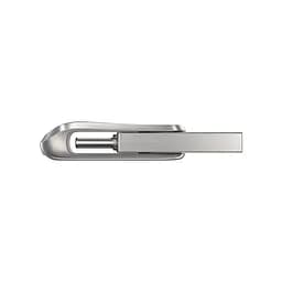 Накопичувач 256GB USB 3.1 Type-A + Type-C Dual Drive Luxe Срібний SanDisk teh0013418 - мініатюра 6