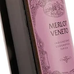 Вино La Cacciatora Merlot Veneto, червоне, сухе, 11,5%, 0,75 л - мініатюра 4