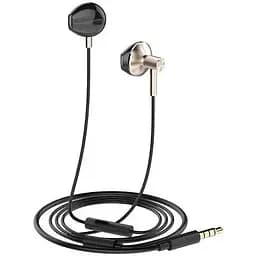 Наушники ColorWay Blast 2 черный 3.5 мм микрофон динамики 13 мм встроенный пульт управления 0.6 м (CW-WD02BK)