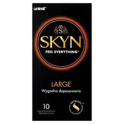 Ультратонкие презервативы Unimil Skyn Large большого размера 10 шт.