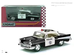 KINSMART Chevrolet Bel Air (Police) 1957 – Колекційна модель, 16х8х7 см, KT5323W - мініатюра 2