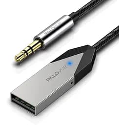 Адаптер PALOVUE Bluetooth Aux, автомобільний аудіо-адаптер USB-адаптер з роз'ємом 3,5 мм для потокової передачі