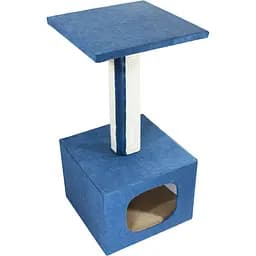 Когтеточка Lucky Pet Домик Грот, синий