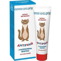Крем-бальзам детский Elixir с норковым жиром 75 мл