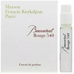 Духи оригинал Maison Francis Kurkdjian Baccarat Rouge 540 2 мл