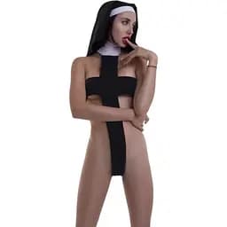 Еротичний костюм-хрест монашки DA "Відверта Лана" L