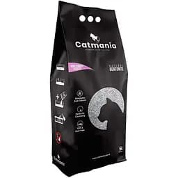 Наповнювач для котячого туалету  бентонітовий Catmania з запахом дитячої присипки 5 л