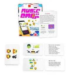 Настільна карткова гра "Music Emoji" Strateg 30249 українською мовою - мініатюра 2