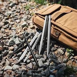 Кілки Naturehike CNK2300ZP016 алюмінієві 20 см 8 шт. сріблясті - мініатюра 6