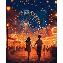 Картина за номерами Santi Перше побачення 40х50 см LED підсвітка (956645)