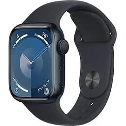 Смарт-годинник Apple Watch Series 9 GPS 41 mm Midnight Aluminum Case w. Midnight Sport Band-S/M (MR8W3)