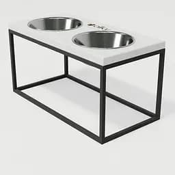 Hollky Base L — миски на підставці для середніх і великих собак (2 × 0,95 л, висота 20 см) - мініатюра 7