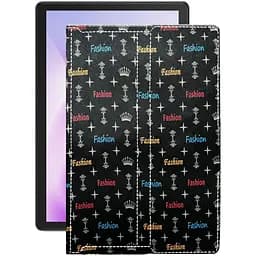 Чехол StatusCASE из экокожи для планшета Cubot Tab 10 Фэшн черный