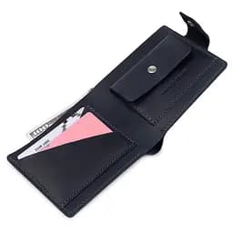 Чоловіче шкіряне портмоне GRANDE PELLE 12х9х1 см acs0018642 - мініатюра 3
