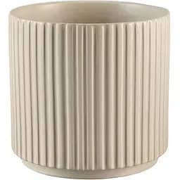 Ваза-кашпо МВМ My Home, 13 см, бежева (DH-FLOWERS-24 M BEIGE)