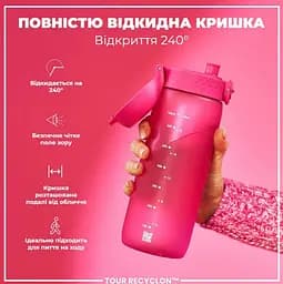 Пляшка для води ION8 750 мл (ЕКО пляшка) BPA Free Pink (I8RF750PIN) - мініатюра 3