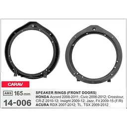 Проставки під динаміки 165 мм / 6.5" Carav 14-006 для автомобілів Honda, Acura - мініатюра 5
