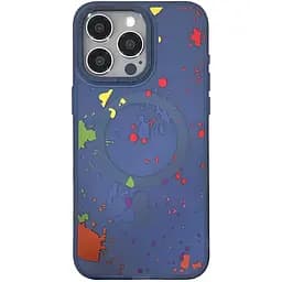 Чохол Epik TPU+PC Flush with MagSafe для Apple iPhone 16 Pro Max 6.9 Dark blue