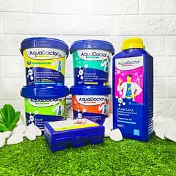 Комплект хімії для басейну AquaDoctor Standard 6 в 1 для каркасного басейну