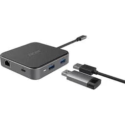 USB-Хаб Acer 7-in-1, 8K, HDMI, DP, 2xUSB3.2, USB-C, RJ45, 3.5mm AP (HP.DSCAB.013) - мініатюра 3