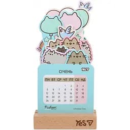Календарь Yes Pusheen настольный формовой на подставке на 2026 год 10.6х23.5 см (270265)