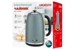 Електрочайник Ardesto EKL-F400G, Mint, 2200 Вт, 1.8 л, дисковий, індикатор роботи, корпус нержавіюча сталь, захист від перегріву та автоматичне відключення при відсутності води - мініатюра 5