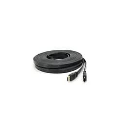 Кабель мультимедійний HDMI M to HDMI M 15.0m V1.4 black Merlion (YT-HDMI(M)/(M)SLIM-15m/06971)