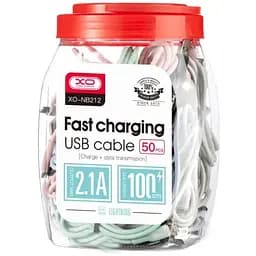 Кабель XO NB212 USB A - Lightning 2.1 A 50 шт.