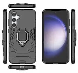 Чохол бампер Primolux Ring Armor для телефона Samsung Galaxy S23 FE (SMS711) Black - мініатюра 3