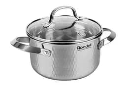 Каструля Rondell RainDrops, зі скляною кришкою, 20 см, 2,5 л (RDS-828) - мініатюра 2