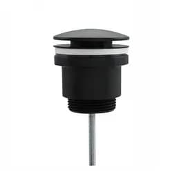 Донний клапан Frap F62-7 натискний, 1 1/4", чорний, Чорний матовий