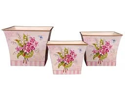 Набір кашпо Lefard Прованс, 3 шт. (730-012)