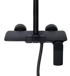 Душова система універсальна Qtap Slavonice Black Matt з виливом QTSLA111BLM45906 - мініатюра 9