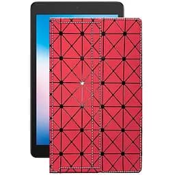 Чехол StatusCASE из экокожи для планшета Alcatel 3T 8 2020 Красный ромб